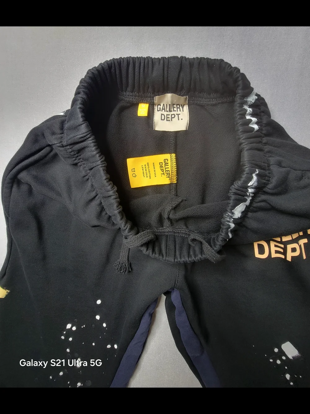Gallery Dept Flare Painted Mens Sweatpants Color Black.navy.grey Size M